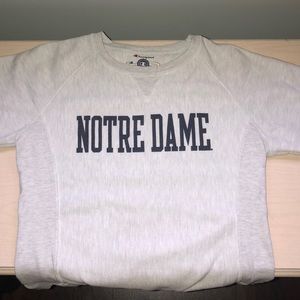 Notre Dame crew neck sweatshirt